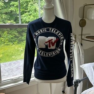 MTV Music Television Lightweight Sweatshirt Small